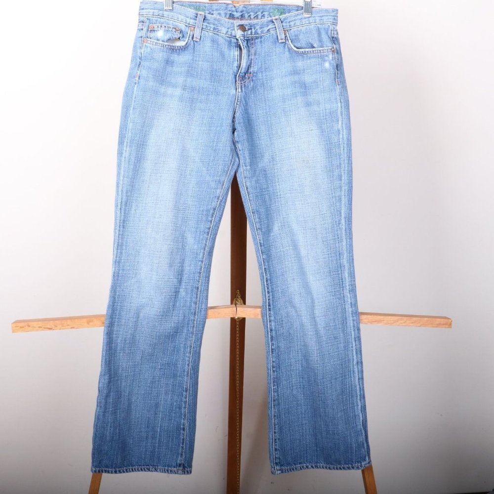 J. Crew Boot Cut Denim Blue Jeans Women's Size 32s